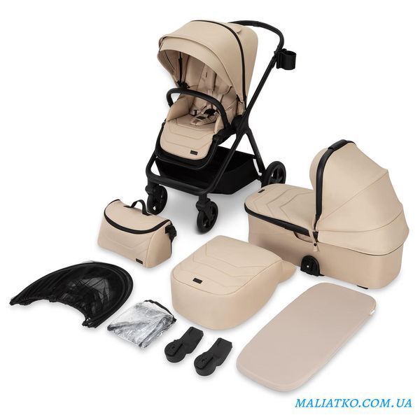 Коляска універсальна 2 в 1 MoMi GISELLE Beige 117235668 фото