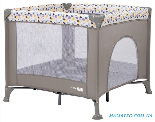 Манеж для ребенка FreeON Square Giraffe, grey sf50438 фото
