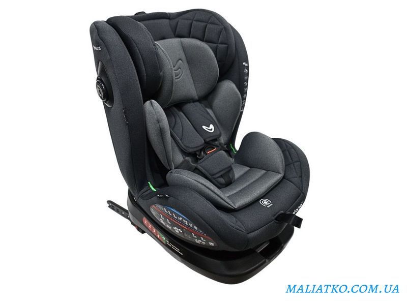 Автокрісло VELANO Aura 360&deg; i-Size 40&ndash;150 см, ISOFIX, grey sf59729 фото