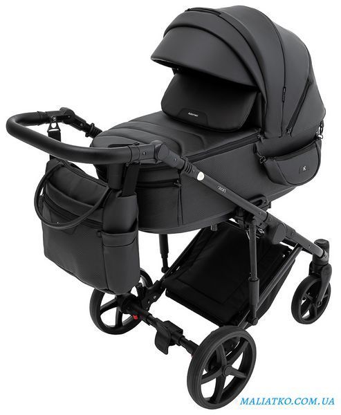 Коляска 2 в 1 Adamex Zico Eco Sa-2 чёрный 1000680848 фото
