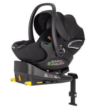Автокрісло+база CARRELLO Vega CRL-14101/3AY Absolute Black i-Size 40-87см ISOFIX з обертанням /1/ 113700 фото