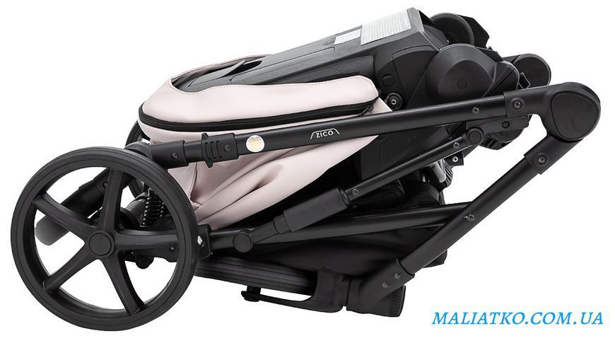 Коляска 2 в 1 Adamex Zico Eco Sa-15 розовый пудра 1000680854 фото