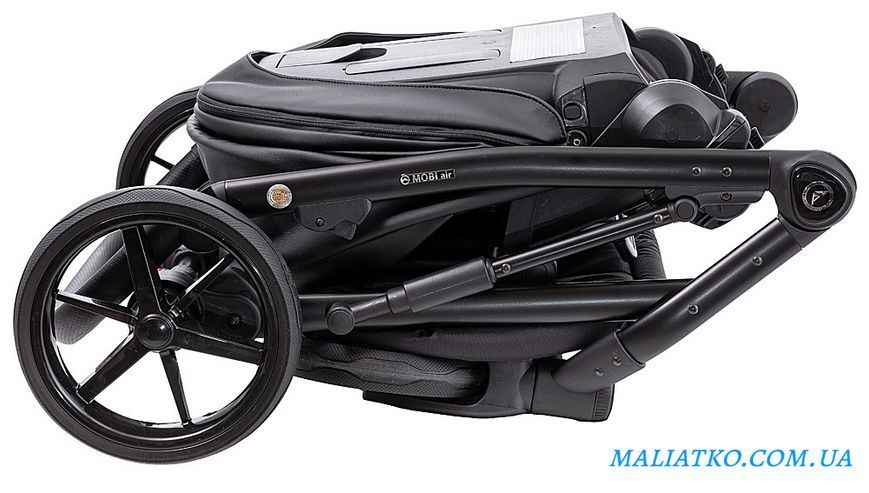 Коляска 2 в 1 Adamex Mobi Air Thermo New ECO SA-2 черный 1000681096 фото
