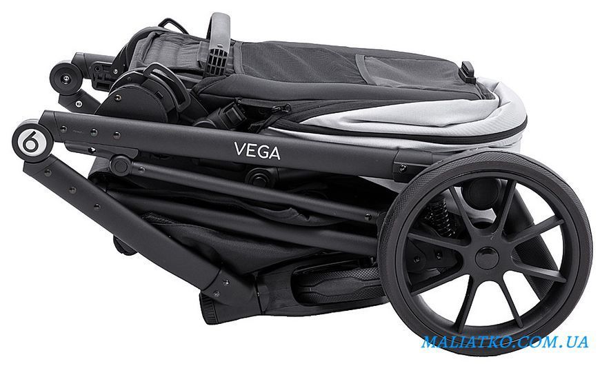 Коляска 2 в 1 Bair Vega Soft VS-01 stone серый 1000681057 фото