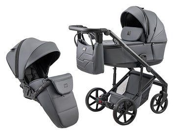 Коляска 2 в 1 Adamex Dolce Eco SA-5 графит 1000681942 фото