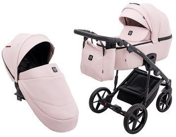Коляска 2 в 1 Adamex Mobi Air Thermo New ECO ECO SA-15 розовый пудра 1000681095 фото