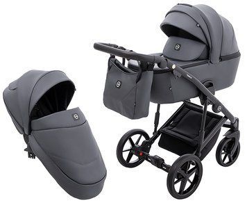 Коляска 2 в 1 Adamex Mobi Air Thermo New ECO SA-5 графит 1000681097 фото