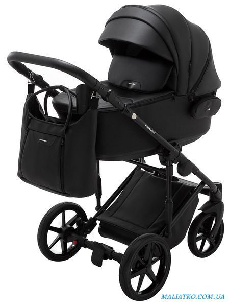 Коляска 2 в 1 Adamex Porto Light ECO SA-2 черный 1000625770 фото