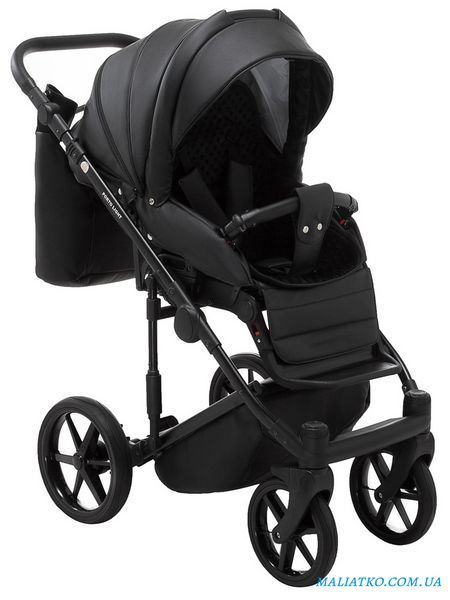 Коляска 2 в 1 Adamex Porto Light ECO SA-2 черный 1000625770 фото