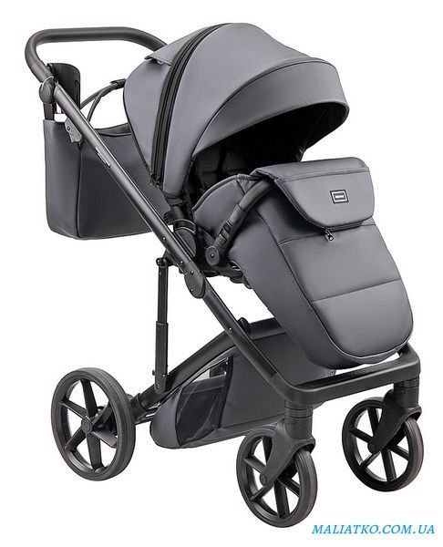 Коляска 2 в 1 Adamex Dolce Eco SA-5 графит 1000681942 фото