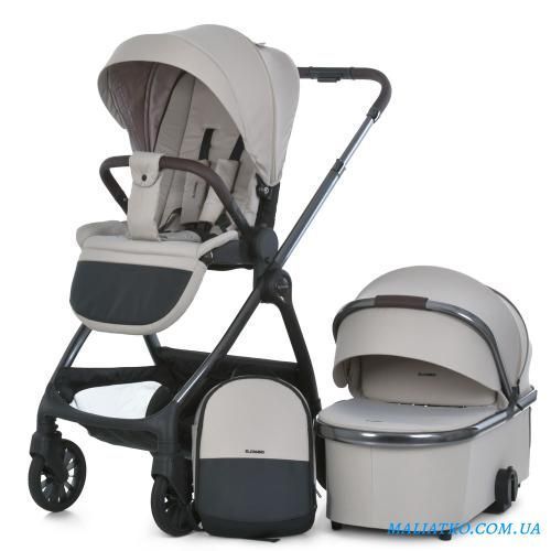 Коляска універсальна 2в1 ME 1183 RIVIERA Cloud Beige 309501 фото