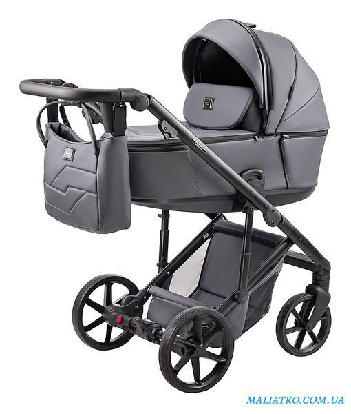 Коляска 2 в 1 Adamex Dolce Eco SA-5 графит 1000681942 фото