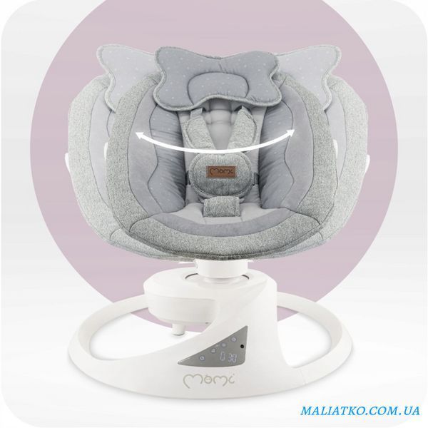 Крісло-гойдалка MoMi PEARL Grey 116469776 фото