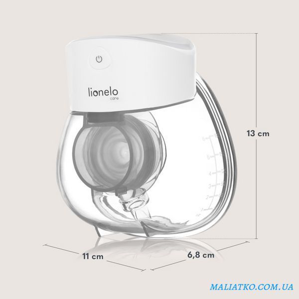 Молоковідсмоктувач Lionelo FIDI FREE LUMI WHITE NATURAL 115786296 фото