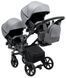 Коляска 2 в 1 для двойни Bair Kiwi DUO Soft BKP-218 серый 1000681104 фото 7
