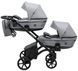 Коляска 2 в 1 для двойни Bair Kiwi DUO Soft BKP-218 серый 1000681104 фото 4