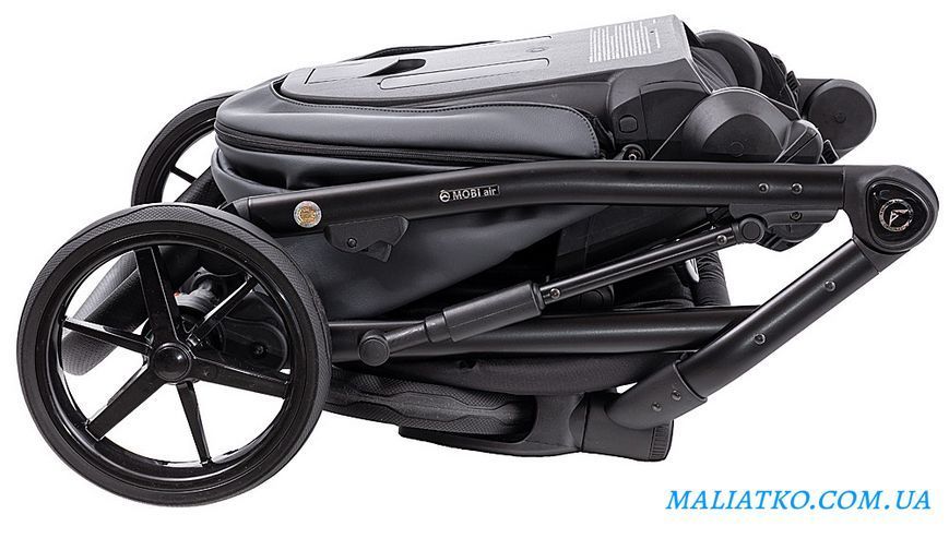 Коляска 2 в 1 Adamex Mobi Air Thermo New ECO SA-5 графит 1000681097 фото