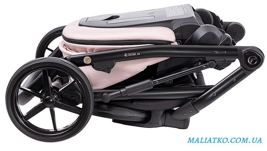 Коляска 2 в 1 Adamex Mobi Air Thermo New ECO ECO SA-15 розовый пудра 1000681095 фото