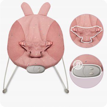 Крісло-гойдалка MoMi GLOSSY Pink 116472214 фото