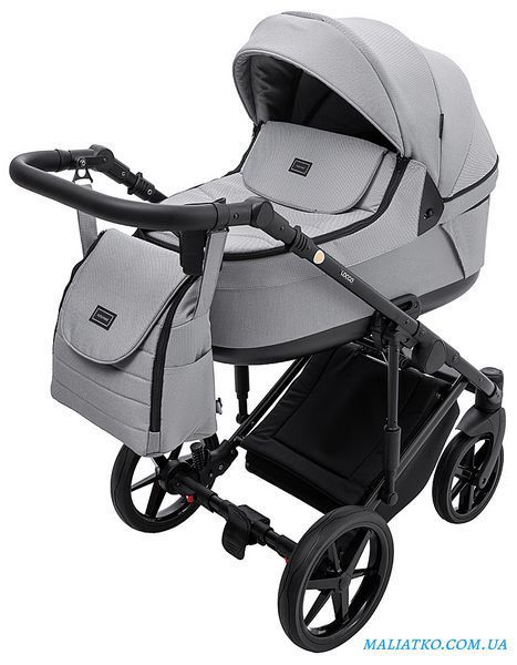 Коляска 2 в 1 Adamex Locco Tip TK-83 серый 1000681024 фото