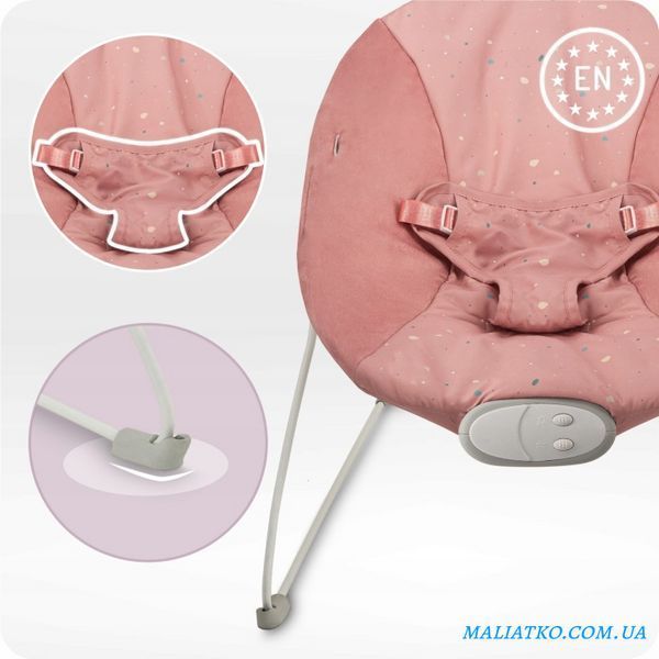 Крісло-гойдалка MoMi GLOSSY Pink 116472214 фото