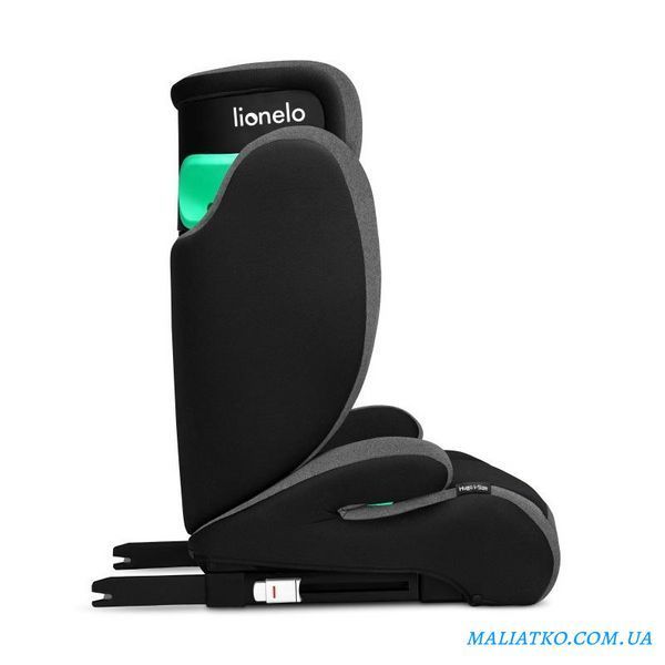 Дитяче автокрісло Lionelo HUGO I-SIZE BLACK GREY 69632684 фото