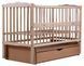 Ліжко Babyroom Веселка DVMYO-3 маятник, ящик, відкидний бік бук натуральний 622007 фото 1