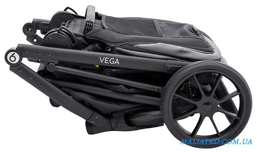 Коляска 2 в 1 Bair Vega ECO VE-47 темно-серый 1000681069 фото