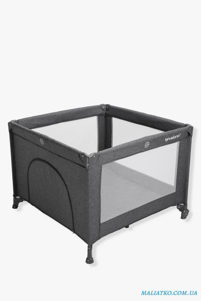 Манеж дитячий квадратний VELANO Cubo, dark grey sf58606 фото