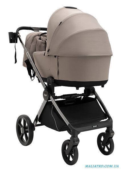 Коляска 2 в 1 Bair Pixel PL-03 капучино 1000681853 фото