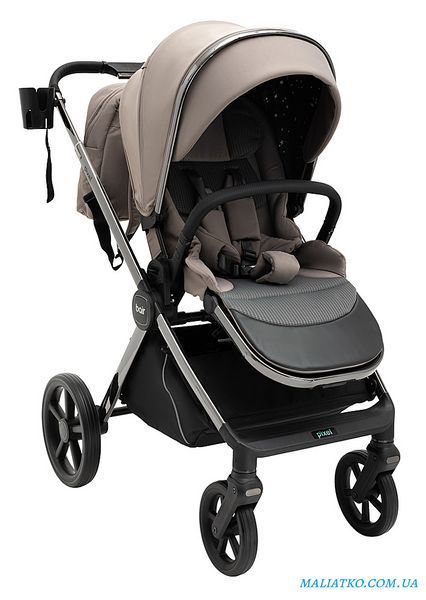 Коляска 2 в 1 Bair Pixel PL-03 капучино 1000681853 фото