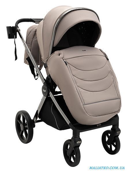 Коляска 2 в 1 Bair Pixel PL-03 капучино 1000681853 фото