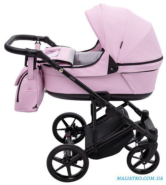 Коляска 2 в 1 Adamex Locco Eco SA-16 розовый 1000681031 фото