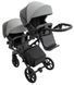 Коляска 2 в 1 для двойни Bair Kiwi DUO ECO BKD-21/15 серый / графит 1000681043 фото 7