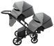 Коляска 2 в 1 для двойни Bair Kiwi DUO ECO BKD-21/15 серый / графит 1000681043 фото 6