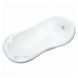 Ванна 100 см з пробкою і антиковзаючим килимком Maltex Bear Bathtub 100 cm with plug and anti-slip mat 2138_60 white (білий) 681198 фото