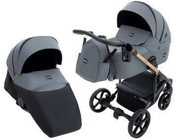 Коляска 2 в 1 Bair Onyx ECO OE-47 графит 1000680794 фото