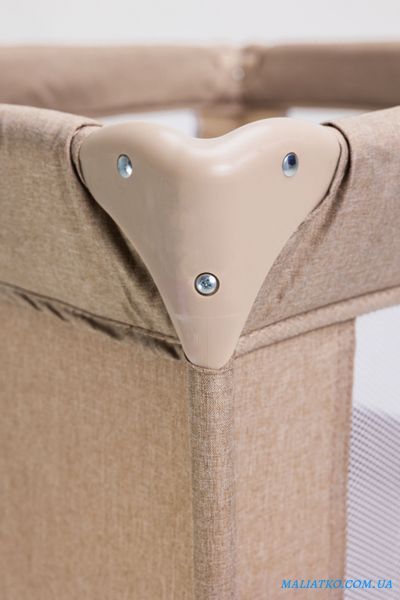 Манеж дитячий квадратний VELANO Cubo, beige sf58607 фото
