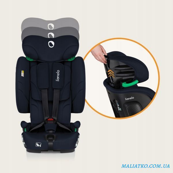 Дитяче автокрісло Lionelo NELLY I-SIZE BLACK CARBON 102587593 фото