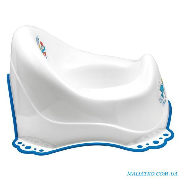 Горщик з антиковзаючим покриттям Maltex The Smurfs Chamber pot with anti slip rubber 1411_37 white (білий) 681526 фото