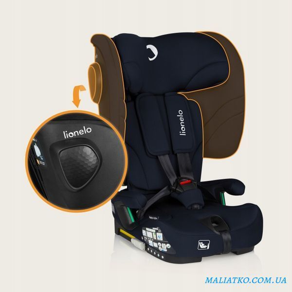 Дитяче автокрісло Lionelo NELLY I-SIZE BLACK CARBON 102587593 фото
