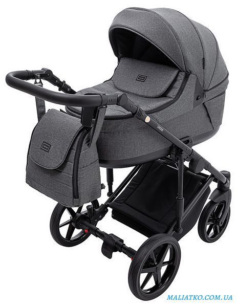 Коляска 2 в 1 Adamex Locco Tip TK-57 графит 1000681021 фото