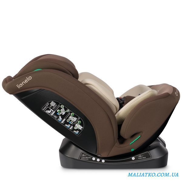 Дитяче автокрісло Lionelo AART I-SIZE BEIGE CHOCOLATE 130138007 фото