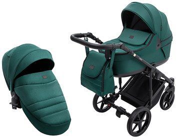 Коляска 2 в 1 Adamex Locco Tip TK-52 темно-зеленый 1000681020 фото
