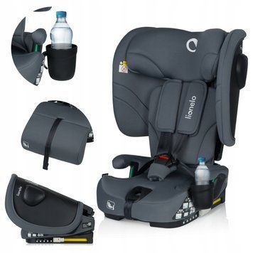 Дитяче автокрісло Lionelo NELLY I-SIZE GREY GRAPHITE 102592206 фото