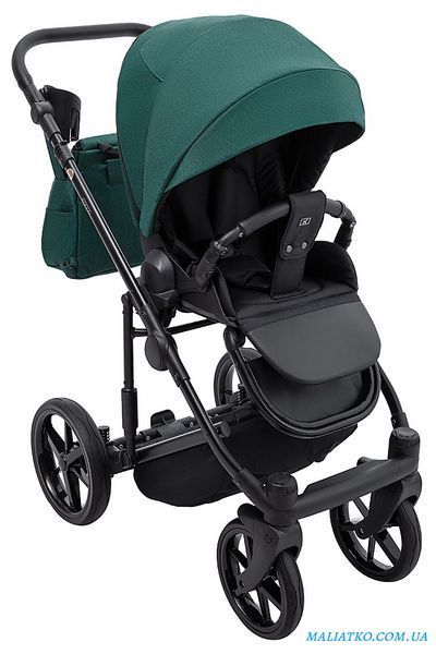 Коляска 2 в 1 Adamex Locco Tip TK-52 темно-зеленый 1000681020 фото