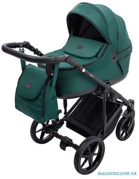 Коляска 2 в 1 Adamex Locco Tip TK-52 темно-зеленый 1000681020 фото