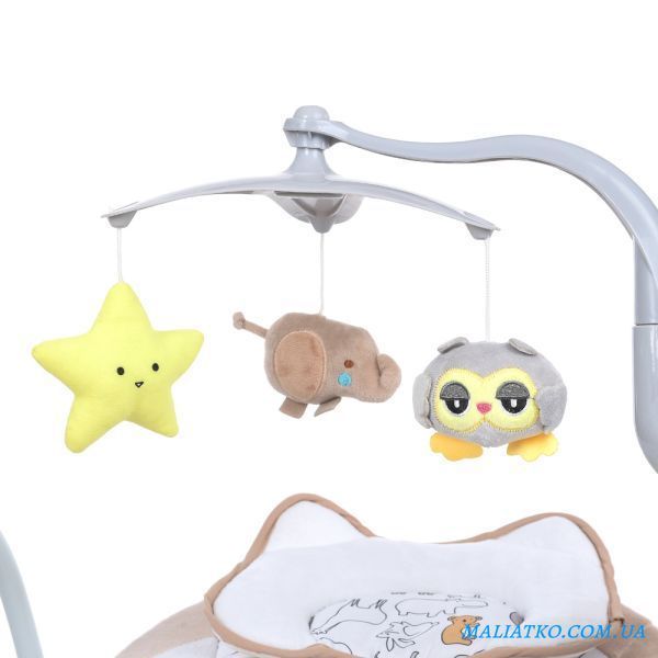 Гойдалка ME 1075 TEDDY Beige Animals 277755 фото