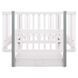 Кровать Babyroom Луна LU-3 маятник, ящик белый / серый 1000681898 фото 1