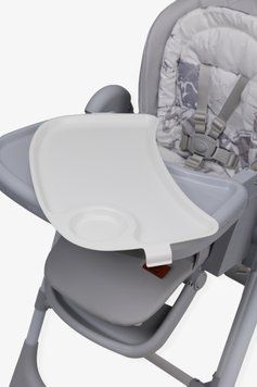 Стілець-гойдалка для годування дитини 2 в 1 VELANO Nomi, light grey sf58277 фото